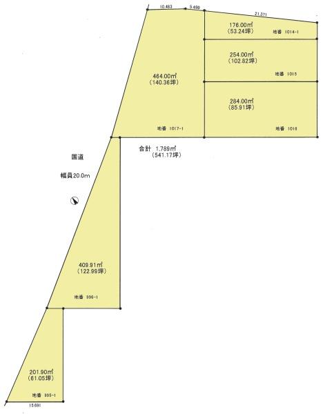 古河市中田の売土地