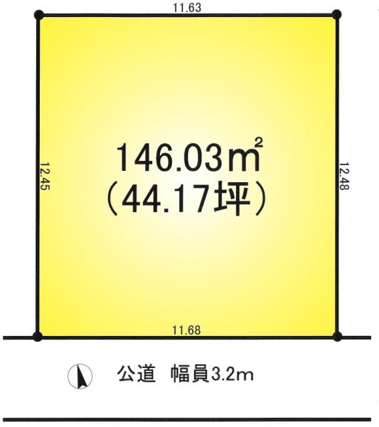 北葛飾郡松伏町大字築比地の売土地
