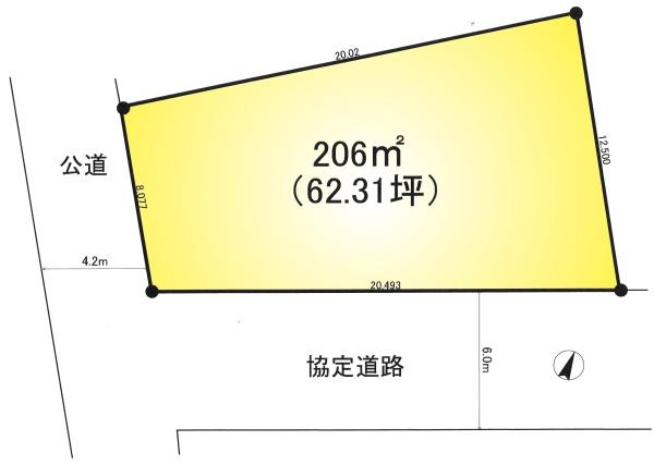 越谷市大字平方の売土地