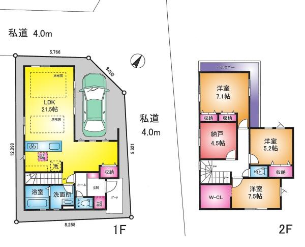 越谷市大沢３丁目の新築一戸建
