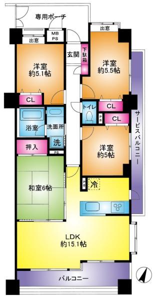 ライオンズマンションせんげん台
