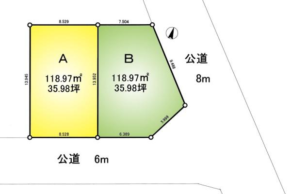 越谷市北越谷３丁目の売土地