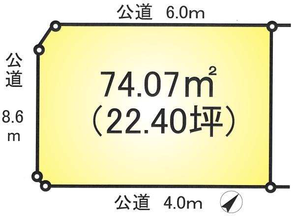 越谷市東大沢１丁目の土地