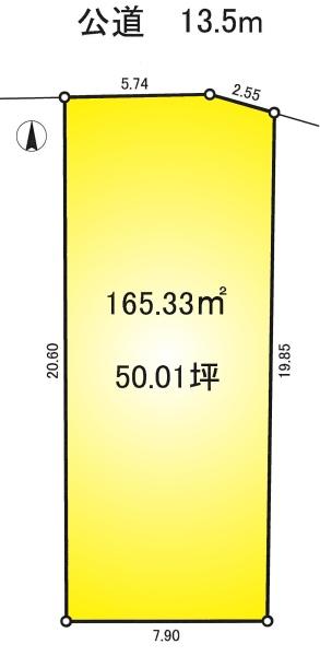 船橋市習志野1丁目の土地(間取り)