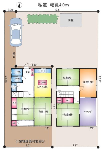 桶川市大字小針領家の中古一戸建て