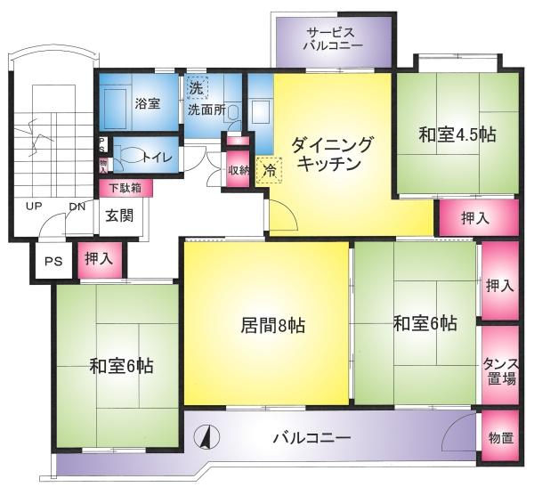 鎌ヶ谷グリーンハイツ第1号棟