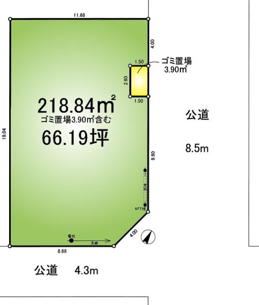 越谷市神明町３丁目の売土地