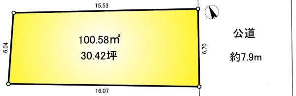 春日部市粕壁３丁目の土地