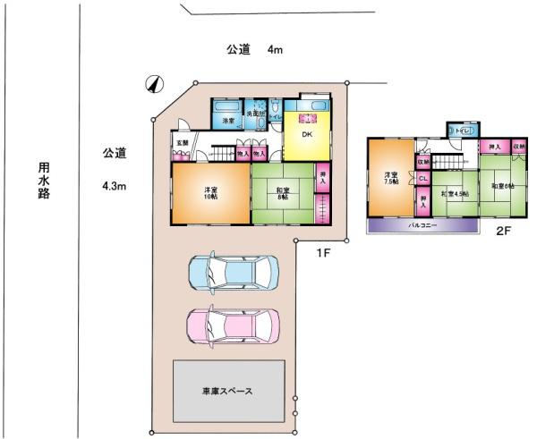 越谷市大字南荻島の中古一戸建