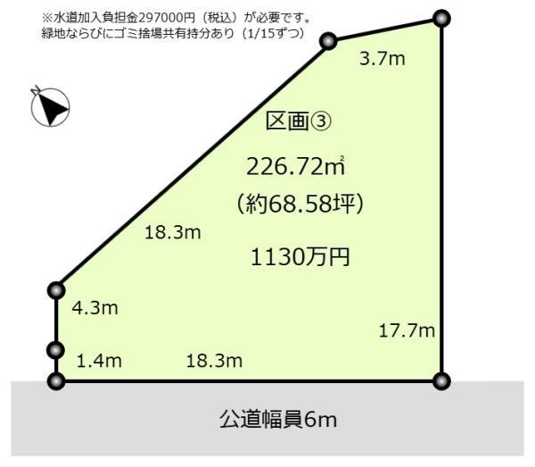 君津市杉谷の土地