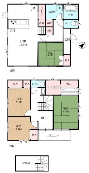 袖ケ浦市蔵波の中古一戸建て