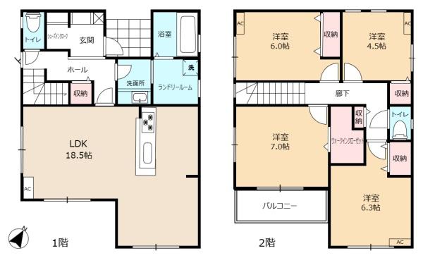 木更津市真舟三丁目新築戸建全2棟1号棟