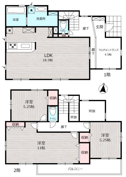 木更津市請西２丁目の中古一戸建て