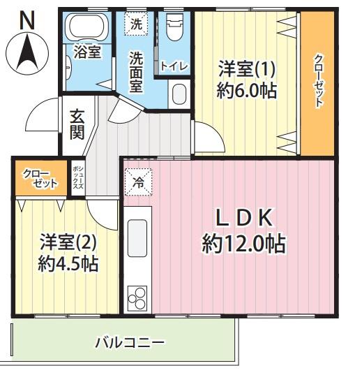みさと団地25号棟　5階