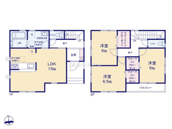 三郷市戸ケ崎第8全7棟　新築戸建　6号棟
