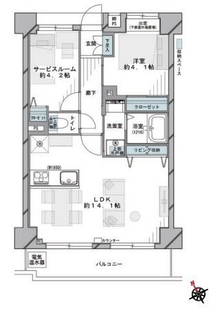 ライオンズマンション草加東　3階