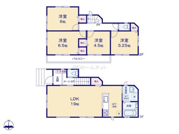 三郷市戸ケ崎4期　新築戸建　1号棟