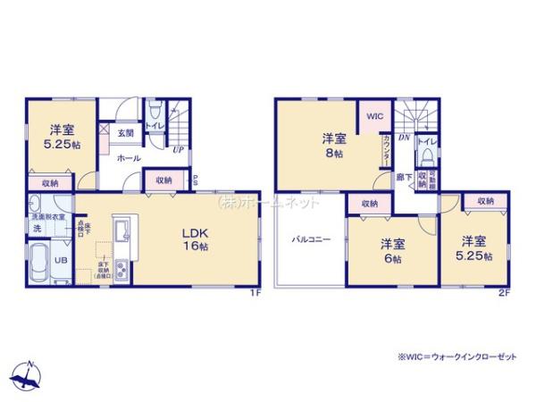 三郷市彦倉1期全3棟　新築戸建　2号棟