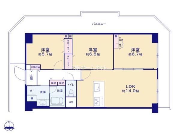 グレースハイツ三郷　7階