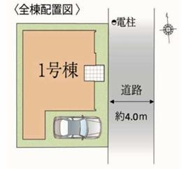 三郷市中央7期全1棟　新築戸建　1号棟