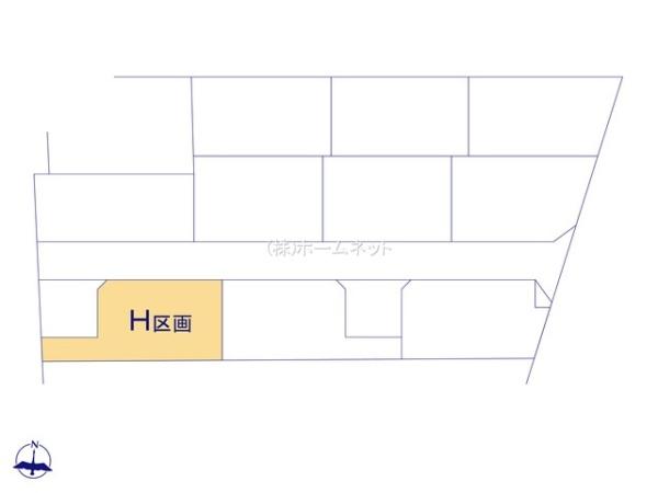 三郷市戸ケ崎5丁目全10区画　売地　H区画