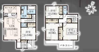 三郷市彦成8期全2棟　新築戸建　2号棟