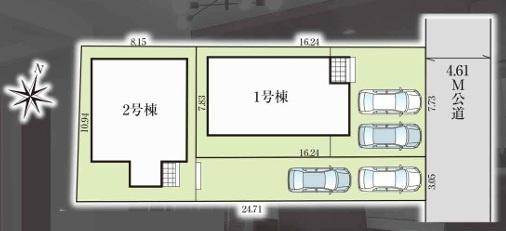三郷市彦成8期全2棟　新築戸建　2号棟