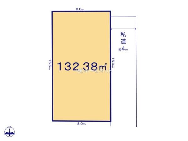 三郷市鷹野4期全1区画　売地