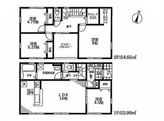 三郷彦糸全5棟　新築戸建　2号棟