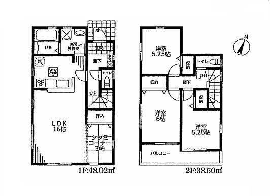 三郷彦糸全5棟　新築戸建　4号棟