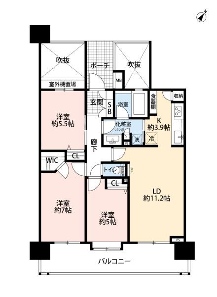 ライフピア三郷中央　6階