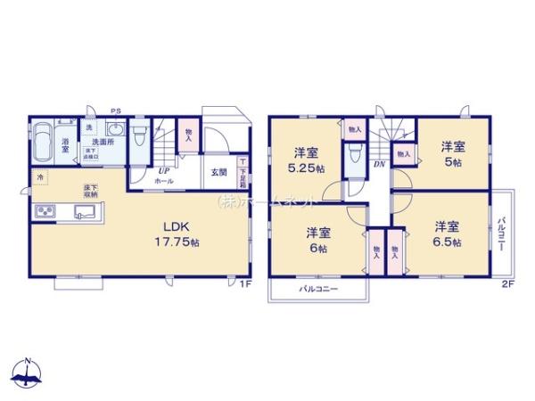 三郷市戸ケ崎5丁目全10棟　新築戸建　B号棟