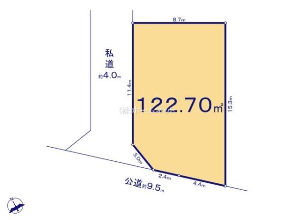 三郷市早稲田8丁目　売地　C区画