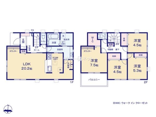 三郷市彦糸3期全6棟　新築戸建　3号棟