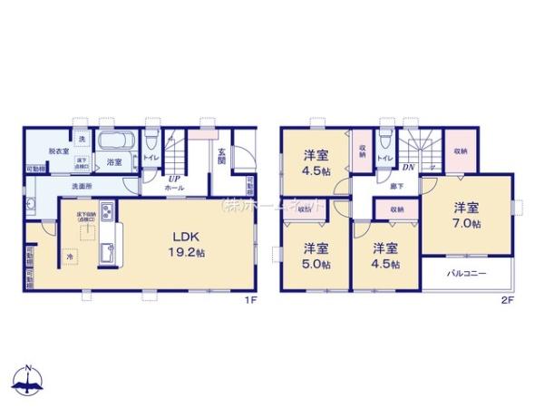 三郷市彦糸3期全6棟　新築戸建　4号棟
