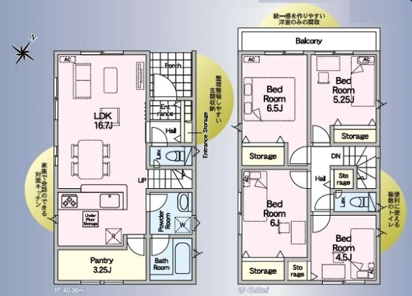 三郷市戸ケ崎第57全1棟　新築戸建　1号棟