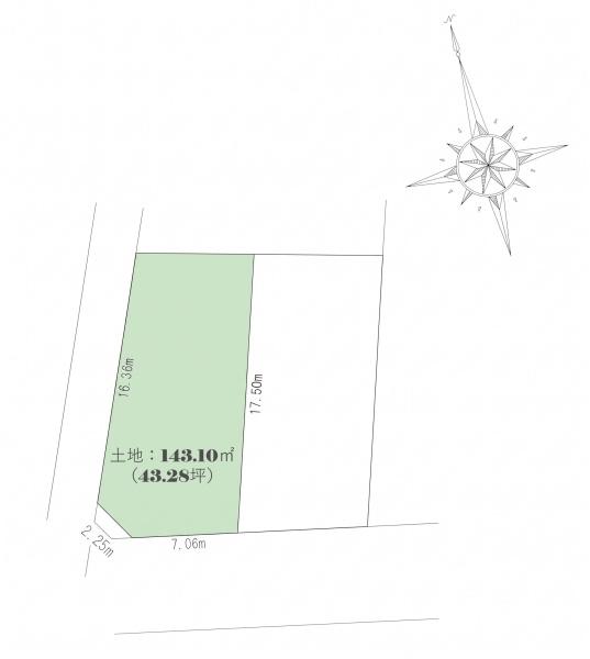 三郷市新和3丁目　土地