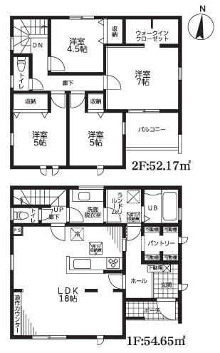 三郷市彦糸全5棟　新築戸建　5号棟