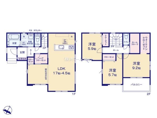 三郷市駒形1期全1棟　新築戸建　1号棟