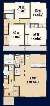 三郷市戸ケ崎　新築戸建　1号棟