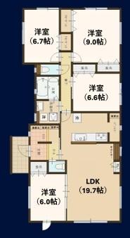 三郷市戸ケ崎　新築戸建　2号棟