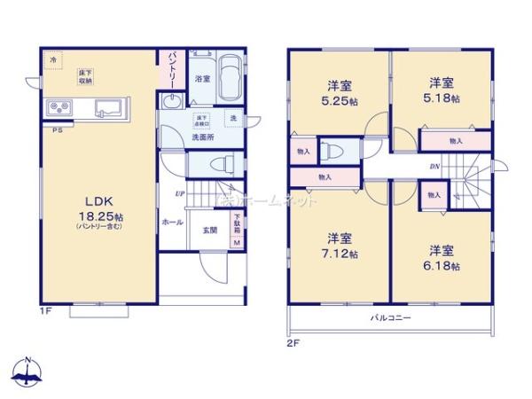 八潮市緑町2丁目全1棟　新築戸建　1号棟