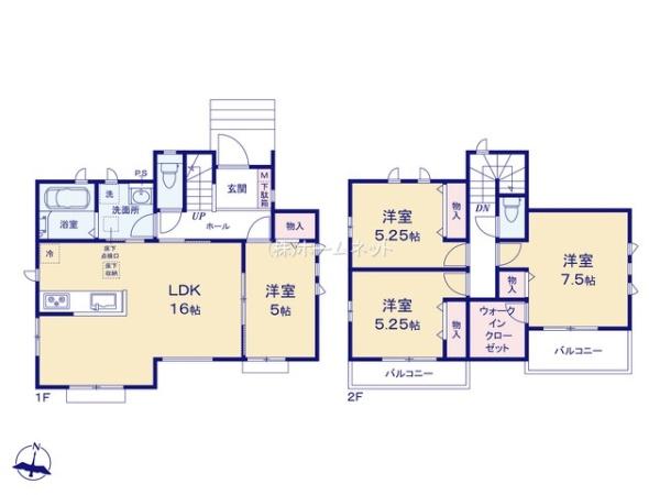 八潮市緑町2丁目全1棟　新築戸建　1号棟