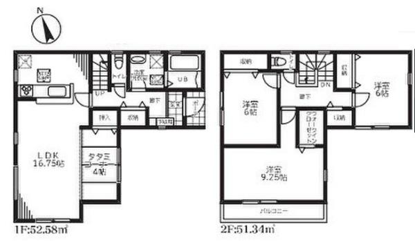 三郷市戸ケ崎Ⅴ全10棟　新築戸建　6号棟