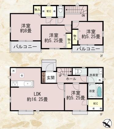 三郷市高州3丁目全4棟 新築戸建 C号棟