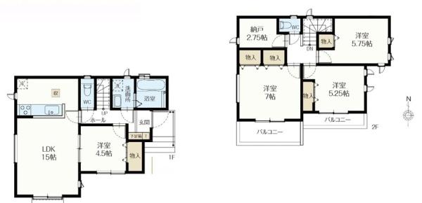三郷市東町全1棟 新築戸建 A号棟