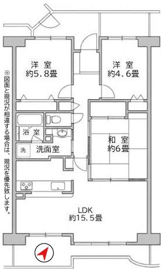 パークフィールドみさと三街区1号館　5階