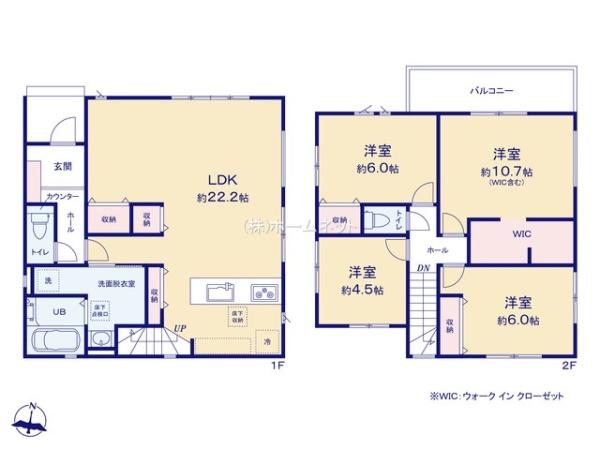 八潮市鶴ケ曽根5期全3棟　新築戸建　1号棟