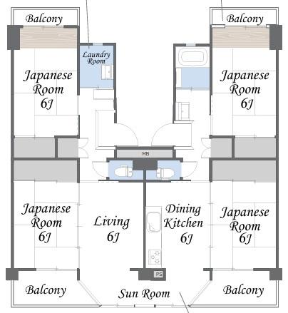 みさと団地10街区15号棟　11階