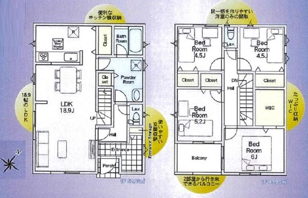 三郷市彦糸第4全7棟 新築戸建 1号棟